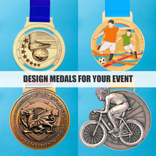 Load image into Gallery viewer, Custom Design Medals For Your Event